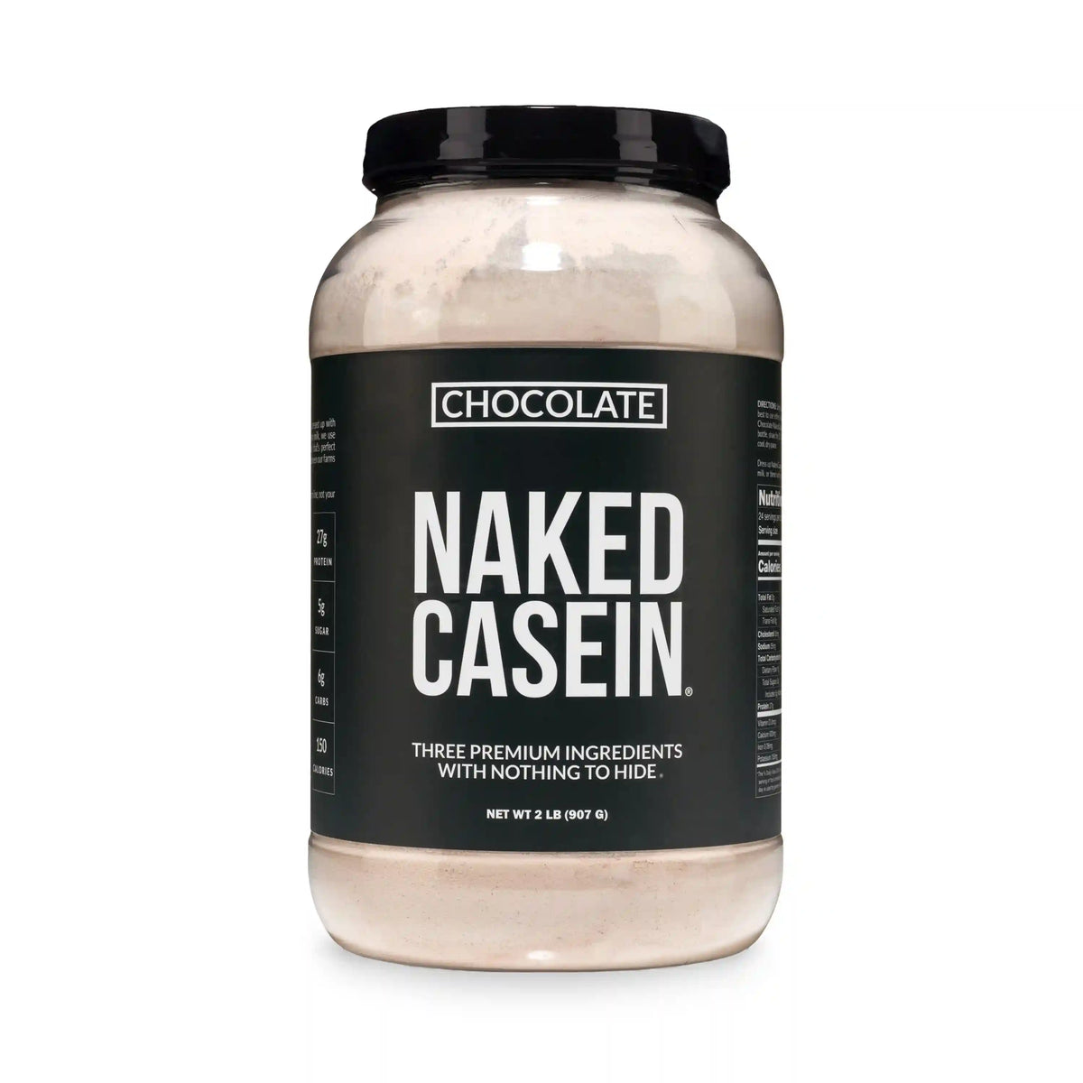 Chocolate Casein Protein Powder | Naked Chocolate Casein - 2LB